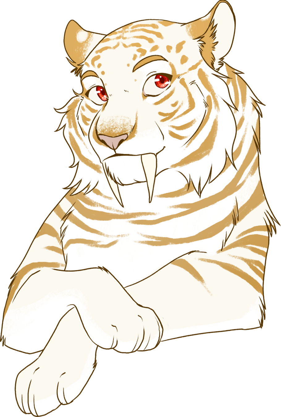 Nomi's sabertooth By Neb (@nequiinox)